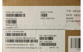 LENOVO 5M11A37568 Keyb T14s G2 Cover US/I - WW - BL