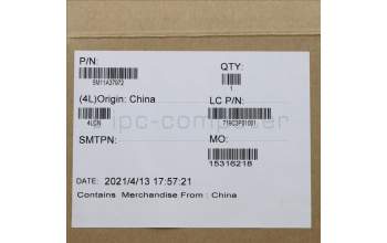 Lenovo 5M11A37972 MECH_ASM FRU RG BZL Sheet+FHD/LP Tape GY