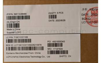 Lenovo 5M11A38484 MECH_ASM KB C POR(TSG)PT FP UK BK