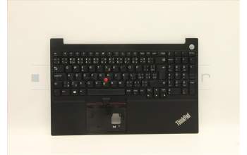 Lenovo 5M11A38494 C-Cover with keyboard,Czech Slovakian,Black,FingerPrint