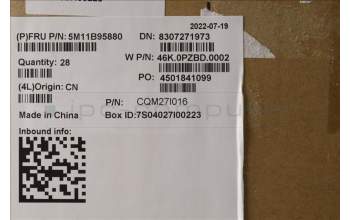 Lenovo 5M11B95880 MECH_ASM CS22 3+2bCPLC,Mylar,BLK,SUN