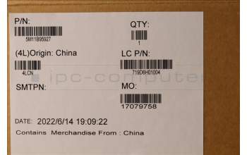 Lenovo 5M11B95927 TOUCHPAD CS21 CP,GLMLR,BK,NONFC,SRX,SY