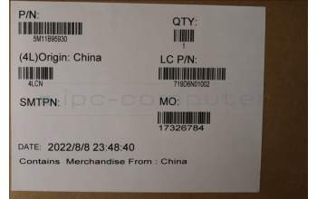 Lenovo 5M11B95930 TOUCHPAD CS21 CP,GLMLR,BK,NFC,TRI,EL