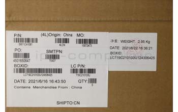 Lenovo 5M11C41081 MECH_ASM KBD BZL,WW,GY,SRX,SWE/FIN