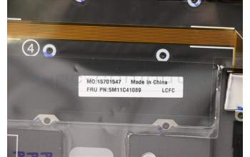 Lenovo 5M11C41089 MECH_ASM KBD BZL,WW,GY,SRX,THAI