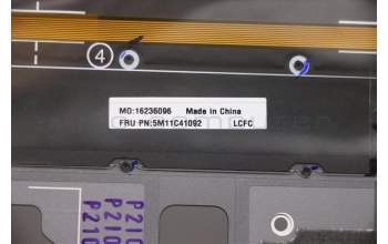 Lenovo 5M11C41092 MECH_ASM KBD BZL,WW,GY,SRX,EST