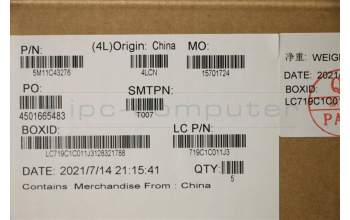 Lenovo 5M11C43276 MECH_ASM KB C JPN(PMX)PT FP JP BK