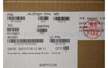 Lenovo 5M11C43294 MECH_ASM KB C KOR(PMX)PT FP US BK