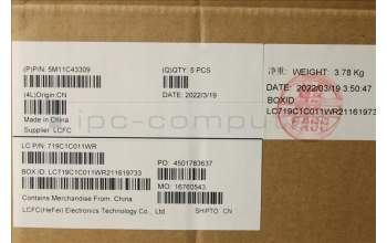 Lenovo 5M11C43309 MECH_ASM KB C LA SPA(TSG)PT FP UK BK