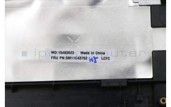 Lenovo 5M11C43752 MECH_ASM KB C ENG BKLT(PMX)PT FP US BK