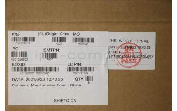Lenovo 5M11C43779 MECH_ASM KB C HUN BKLT(PMX)PT FP UK BK