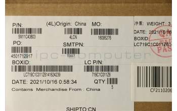 Lenovo 5M11C43803 MECH_ASM KBCSWE/FIN BKLT(PMX)PT FP UK BK