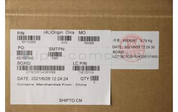 Lenovo 5M11C43836 MECH_ASM KB C KOR BKLT(PMX)PT FP US BK