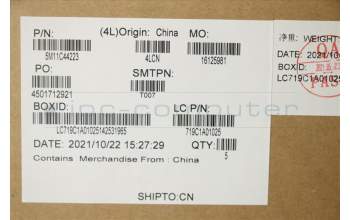 Lenovo 5M11C44223 MECH_ASM KB C DEN(PMX)PT UKBK