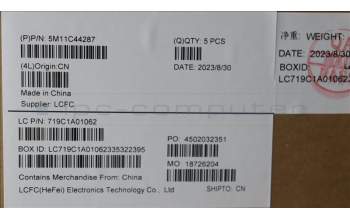 Lenovo 5M11C44287 MECH_ASM KB C JPN(TSG)PT JPBK