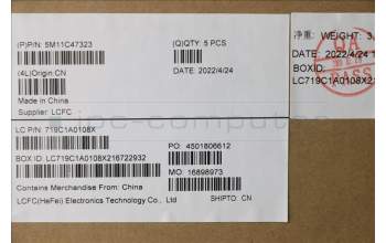 Lenovo 5M11C47323 MECH_ASM KB C NOR(TSG)PT FPR UKBK