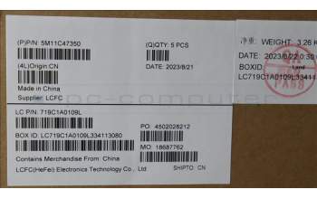 Lenovo 5M11C47350 MECH_ASM KB C UKE(TSG)PT FPR UKBK