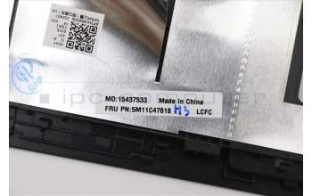 Lenovo 5M11C47618 MECH_ASM KB C SPA BKLT(PMX)PT FPR UKBK