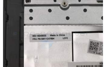 Lenovo 5M11C47694 MECH_ASM KB C LASPA BKLT(PMX)PT FPR UKBK