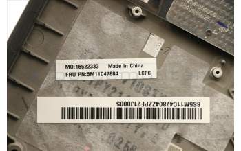 Lenovo 5M11C47804 MECH_ASM KBD W/C JPN (SUN) JP BK