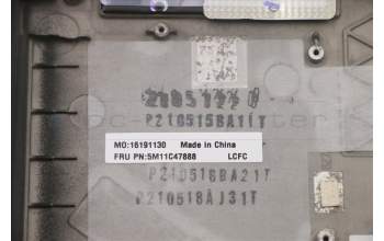 Lenovo 5M11C47888 MECH_ASM KBD W/C BUL BKLT(SUN) UK BK