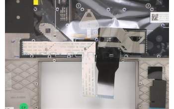 Lenovo 5M11C47960 MECH_ASM KBD W/C LA SPA BKLT(SUN) UK BK