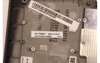 Lenovo 5M11C48009 MECH_ASM KBD W/C UKE BKLT(CHY) UK BK