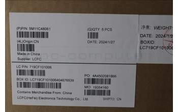 Lenovo 5M11C48061 MECH_ASM KBD W/C FRA BKLT(CHY) UKWWBK