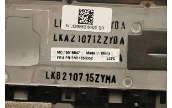 Lenovo 5M11C53352 MECH_ASM GRP KBD BZL,ILD,WW,DB,SUN