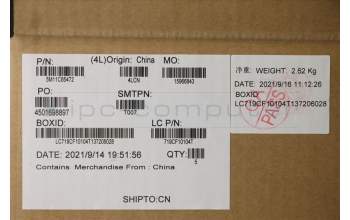 Lenovo 5M11C85472 MECH_ASM KBD W/C NOR BKLT(SUN) UKWWBK