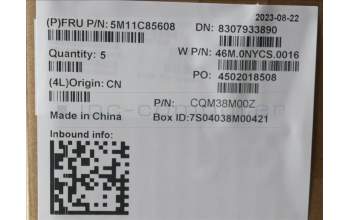 Lenovo 5M11C85608 MECH_ASM FRASMKB NOR CcCp BK NWW NWL Tr
