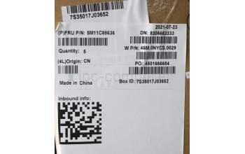 Lenovo 5M11C85636 C-Abdeckung mit Tastatur, Französisch, Schwarz, Kein WWAN