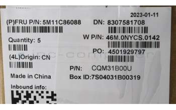 Lenovo 5M11C86088 MECH_ASM FRASMKB HEB CcCpWFCBKNWWNWL Ch