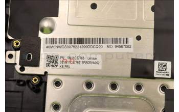 Lenovo 5M11C87763 MECH_ASM BKLTKB ARA w/PT C BK(W/FKB)