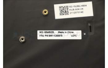 Lenovo 5M11C88870 MECH_ASM KBD HUN BKLT (CHI) BLK