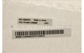 Lenovo 5M11C88888 MECH_ASM KBD SLV BKLT (CHI) BLK