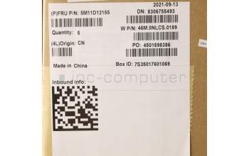 Lenovo 5M11D12155 MECH_ASM WW C-Cvr+EURO ENG KB ASM,CHY