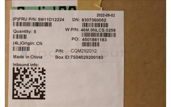 Lenovo 5M11D12224 MECH_ASM WW C-Cvr+SLV KB ASM,LTN