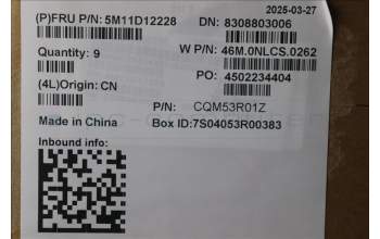 Lenovo 5M11D12228 MECH_ASM WW C-Cvr+SPA KB ASM,LTN