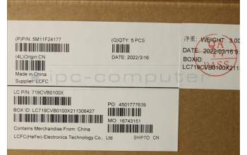 Lenovo 5M11F24177 MECH_ASM FRU KB w/Cc THAI(Tra)FPR US BK