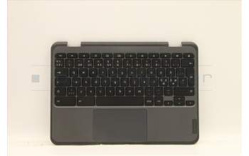 Lenovo 5M11F24840 C-Cover with keyboard, Nordic, Black, UK