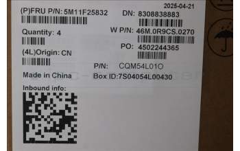 Lenovo 5M11F25832 MECH_ASM KBD GER w/C Cov,WFC Transim