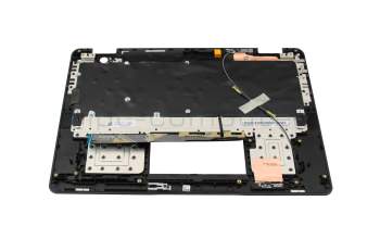 5M11F25832 original Lenovo clavier incl. topcase DE (allemand) anthracite/noir avec rétro-éclairage (Thunder Black)