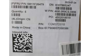 Lenovo 5M11F26479 MECH_ASM ASM KB UKE w/C-Cov Liteon WWAN
