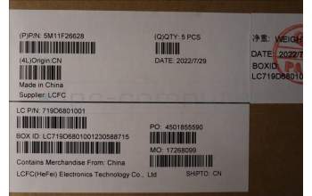 Lenovo 5M11F26628 MECH_ASM 2.4tWQUXGA DCI-P3 AFOT Lbo,FCC