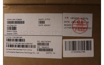 Lenovo 5M11F26659 MECH_ASM KBw/Ccvr THAI BKLT-TSG FP US BK