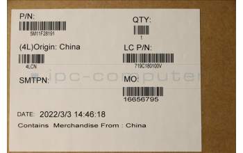 Lenovo 5M11F28191 MECH_ASM 2.2K AG,IR,BK,AUO