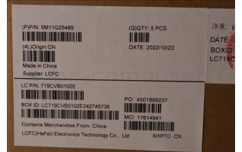 Lenovo 5M11G25489 MECH_ASM KBw/Ccvr IND ENG BKLT-TSG US BK