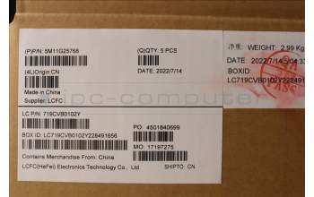 Lenovo 5M11G25768 MECH_ASM KBw/Ccvr ITA-CHY UK BK