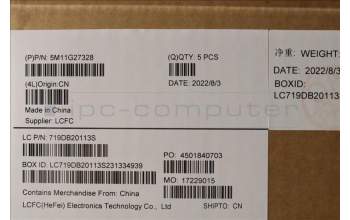 Lenovo 5M11G27328 MECH_ASM KB CCov NORDIC BKLT Sunrex BK